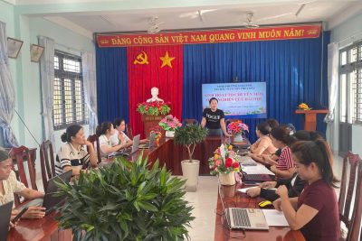 Sinh hoạt chuyên môn theo hướng nghiên cứu bài học