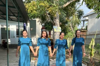 Trường mầm non Phổ Châu hưởng ứng tuần lễ áo dài