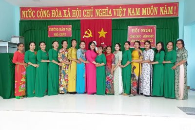 HỘI NGHỊ VIÊN CHỨC – NGƯỜI LAO ĐỘNG CỦA TRƯỜNG MẦM NON PHỔ CHÂU NĂM HỌC 2021 – 2022