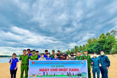 Chi đoàn Trường Mầm non Phổ Châu hưởng ứng “Ngày Chủ nhật xanh”