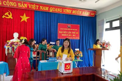 Đại hội Chi bộ Trường Mầm non Phổ Châu nhiệm kỳ 2025- 2027 thành công rực rỡ