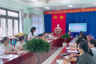 Trường MN Phổ Châu tổ chức kiểm điểm và đánh giá, xếp loại chất lượng tập thể, cá nhân năm học 2024- 2025