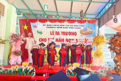 Trường Mầm non Phổ Châu long trọng tổ chức Lễ ra trường cho trẻ mầm non 5 tuổi năm học 2024- 2025